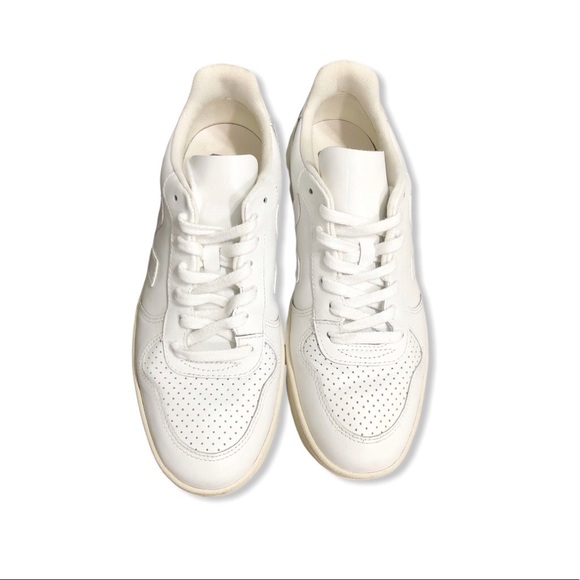 Veja Women’s V-10 Sneakers Trainers Leather White size 9 - Picture 3 of 9